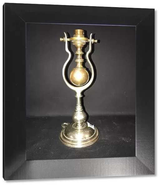White Star Line - silver-plated gimbal lamp
