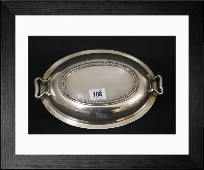 Framed Print : White Star Line - silver plated tureen cover Framed Print : White Star Line - silver plated tureen cover
