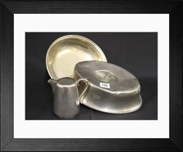 Framed Print : White Star Line - milk jug, tureen cover and bowl Framed Print : White Star Line - milk jug, tureen cover and bowl