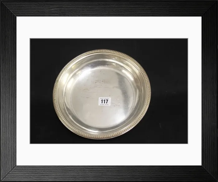 Framed Print : White Star Line - Elkington plate serving dish Framed Print : White Star Line - Elkington plate serving dish
