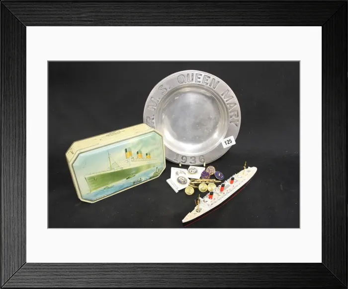 Framed Print : Captain John Treasure Jones Archive - assorted items Framed Print : Captain John Treasure Jones Archive - assorted items