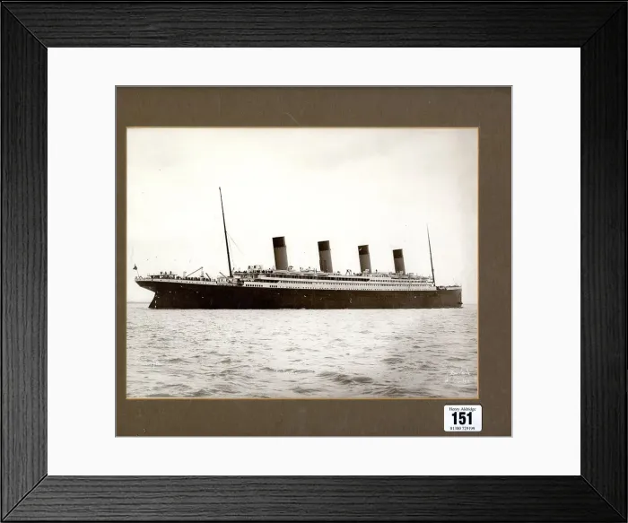 Framed Print : White Star Line, RMS Titanic - photograph Framed Print : White Star Line, RMS Titanic - photograph