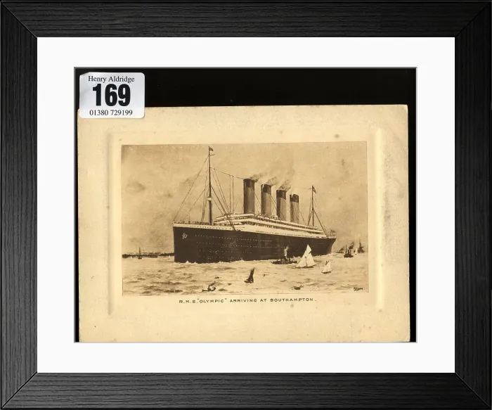 Framed Print : White Star Line, RMS Olympic, arriving at Southampton Framed Print : White Star Line, RMS Olympic, arriving at Southampton