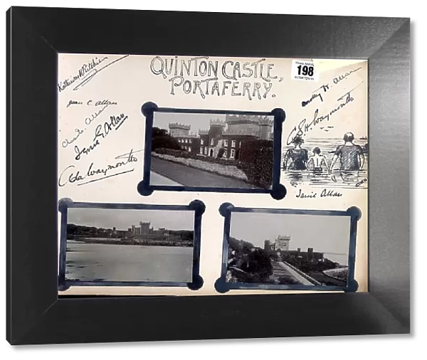 Harland and Wolff, page from album, Quinton Castle