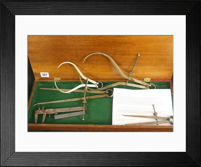 Framed Print : RMS Titanic - Artie Frost's measuring instruments Framed Print : RMS Titanic - Artie Frost's measuring instruments