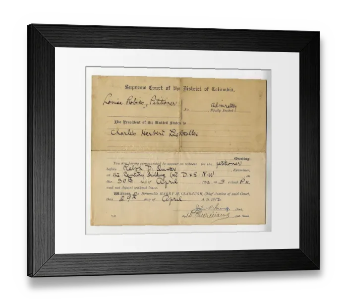 Framed Print : RMS Titanic, Charles Lightoller summons Framed Print : RMS Titanic, Charles Lightoller summons