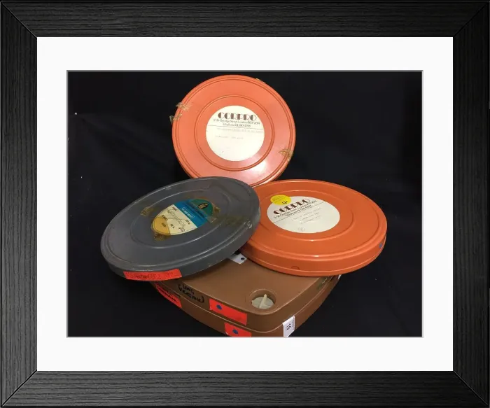 Framed Print : Ocean Liners - 16mm promotional films Framed Print : Ocean Liners - 16mm promotional films