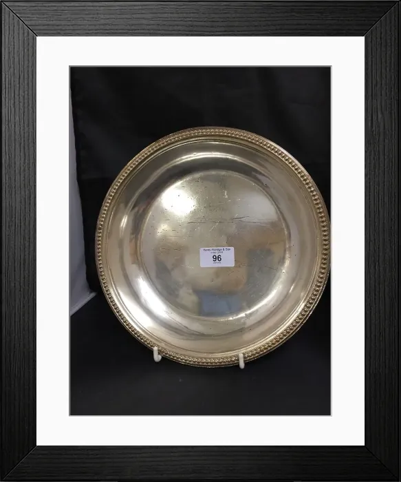 Framed Print : White Star Line - Elkington plate serving dish Framed Print : White Star Line - Elkington plate serving dish