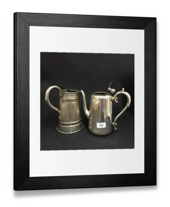 Framed Print : White Star Line - Elkington plate teapot and water jug Framed Print : White Star Line - Elkington plate teapot and water jug