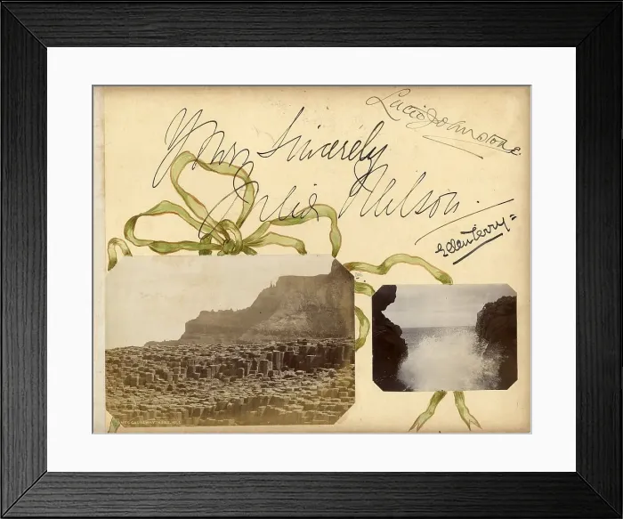 Framed Print : Pirrie Carlisle Archive - autographs and photos Framed Print : Pirrie Carlisle Archive - autographs and photos