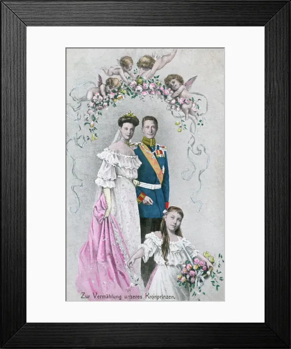 Framed Print : The Wedding of the German Crown Prince Wilhelm Framed Print : The Wedding of the German Crown Prince Wilhelm