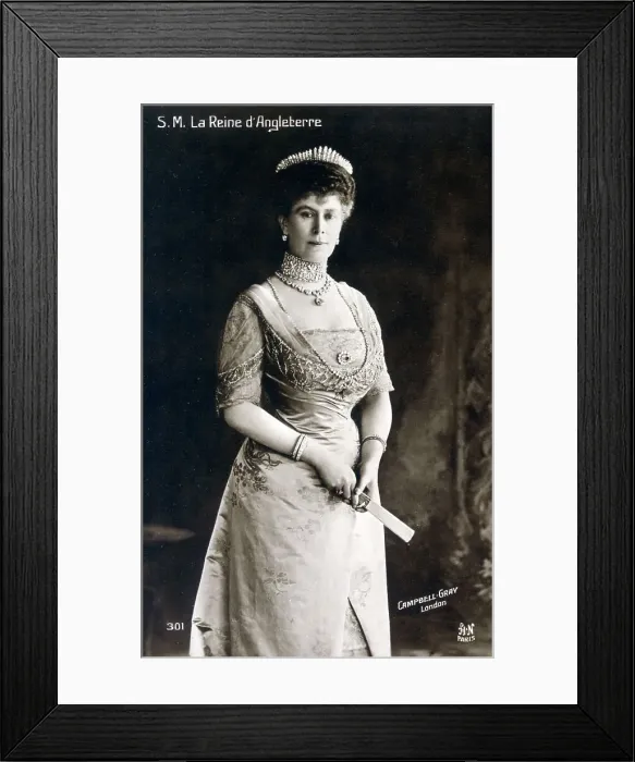Framed Print : Queen Mary, wife of King George V Framed Print : Queen Mary, wife of King George V