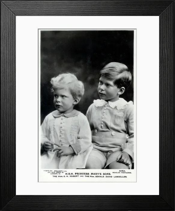 Framed Print : George Henry Hubert Lascelles & Gerald David Lascelles Framed Print : George Henry Hubert Lascelles & Gerald David Lascelles