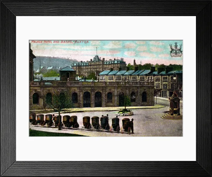 Framed Print : Palace Hotel and Baths, Buxton, Derbyshire Framed Print : Palace Hotel and Baths, Buxton, Derbyshire