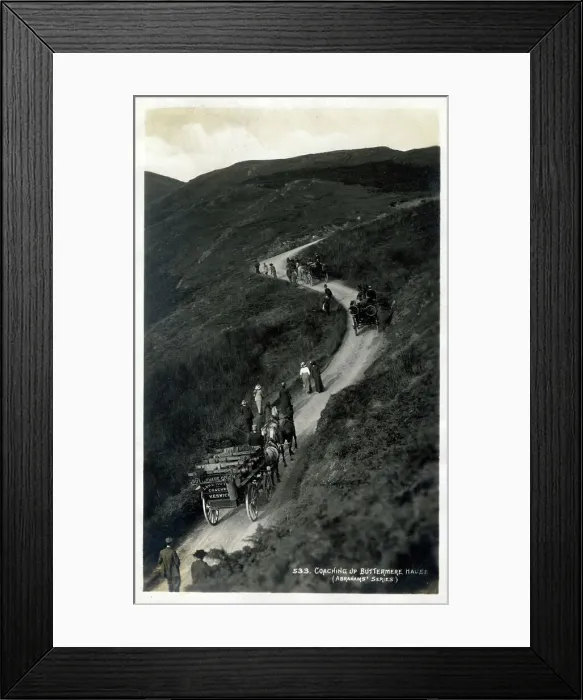 Framed Print : Coaching up Buttermere Hause, Lake District, Cumbria Framed Print : Coaching up Buttermere Hause, Lake District, Cumbria