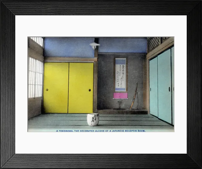 Framed Print : Japan - Traditional Reception Room with Tokonoma Framed Print : Japan - Traditional Reception Room with Tokonoma