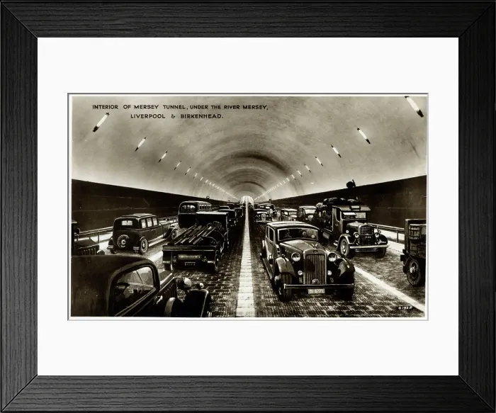 Framed Print : Liverpool, Merseyside - The Queensway Mersey Tunnel Framed Print : Liverpool, Merseyside - The Queensway Mersey Tunnel