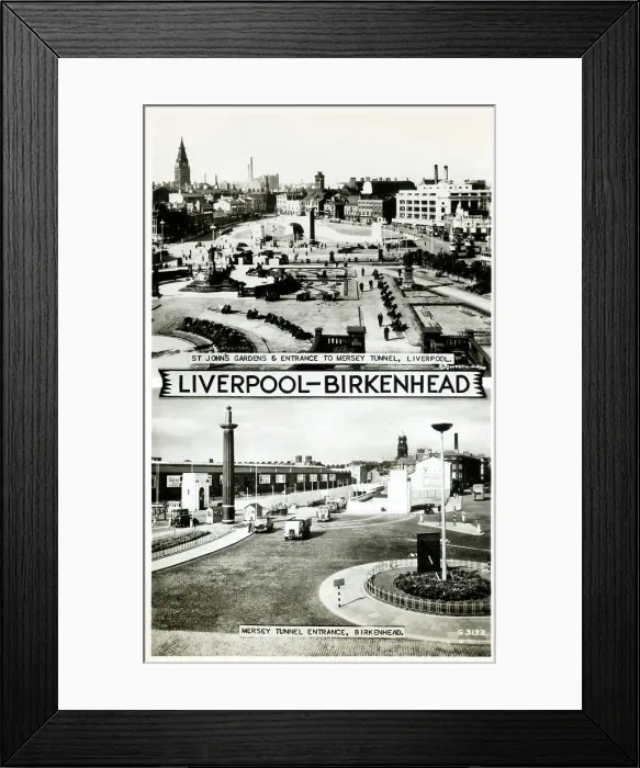 Framed Print : Liverpool, Merseyside - The Queensway Mersey Tunnel Framed Print : Liverpool, Merseyside - The Queensway Mersey Tunnel