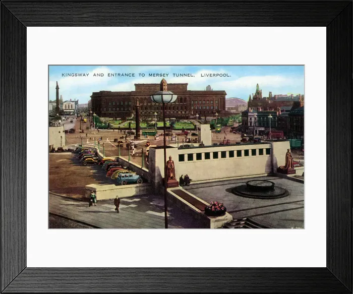 Framed Print : Liverpool, Merseyside - The Queensway Mersey Tunnel