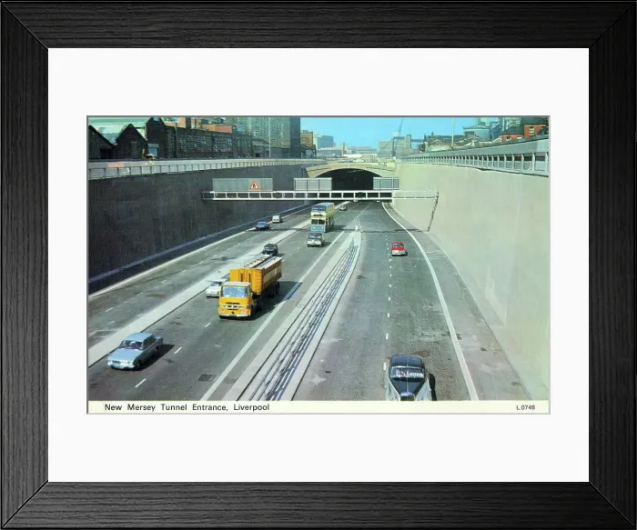 Framed Print : Liverpool, Merseyside - The New Mersey Tunnel - Entrance Framed Print : Liverpool, Merseyside - The New Mersey Tunnel - Entrance