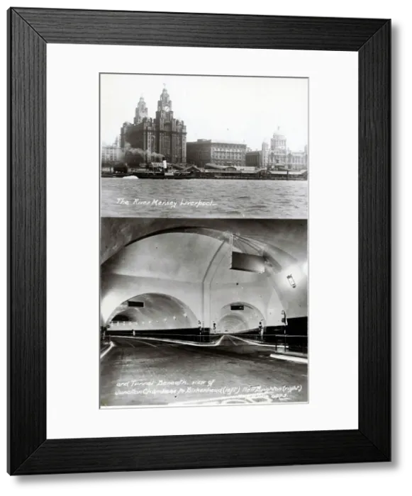Framed Print : Liverpool, Merseyside - The Queensway Mersey Tunnel Framed Print : Liverpool, Merseyside - The Queensway Mersey Tunnel