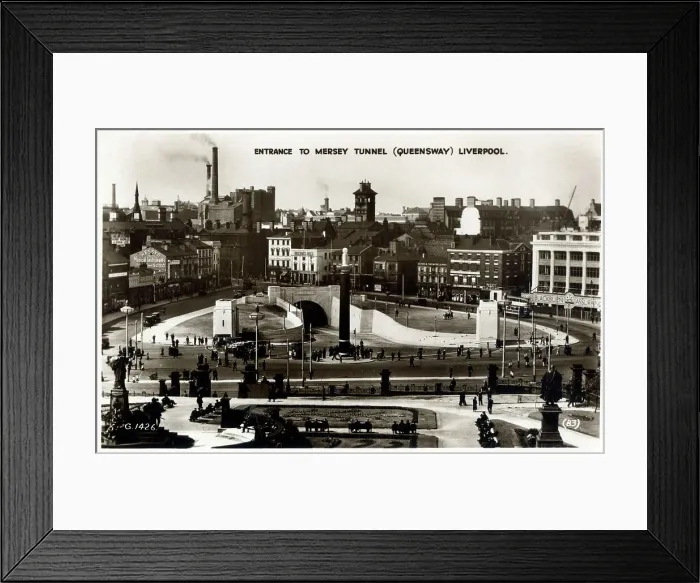 Framed Print : Liverpool, Merseyside - The Queensway Mersey Tunnel Framed Print : Liverpool, Merseyside - The Queensway Mersey Tunnel