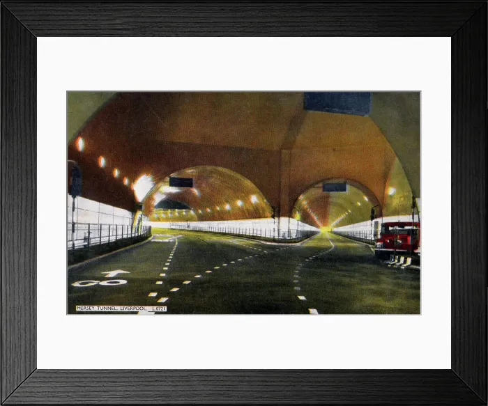 Framed Print : Liverpool, Merseyside - The Queensway Mersey Tunnel Framed Print : Liverpool, Merseyside - The Queensway Mersey Tunnel