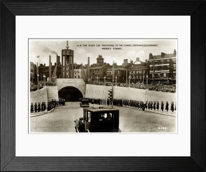 Framed Print : Liverpool, Merseyside - The Queensway Mersey Tunnel Opens Framed Print : Liverpool, Merseyside - The Queensway Mersey Tunnel Opens