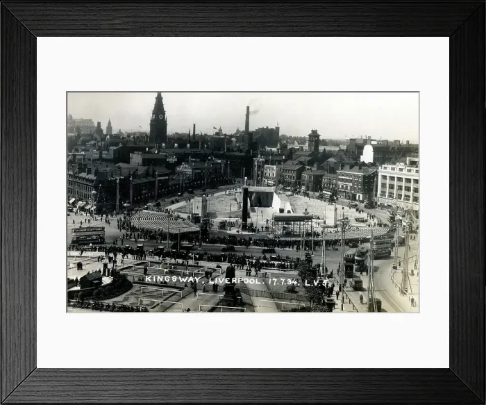 Framed Print : Liverpool, Merseyside - The Queensway Mersey Tunnel opens Framed Print : Liverpool, Merseyside - The Queensway Mersey Tunnel opens