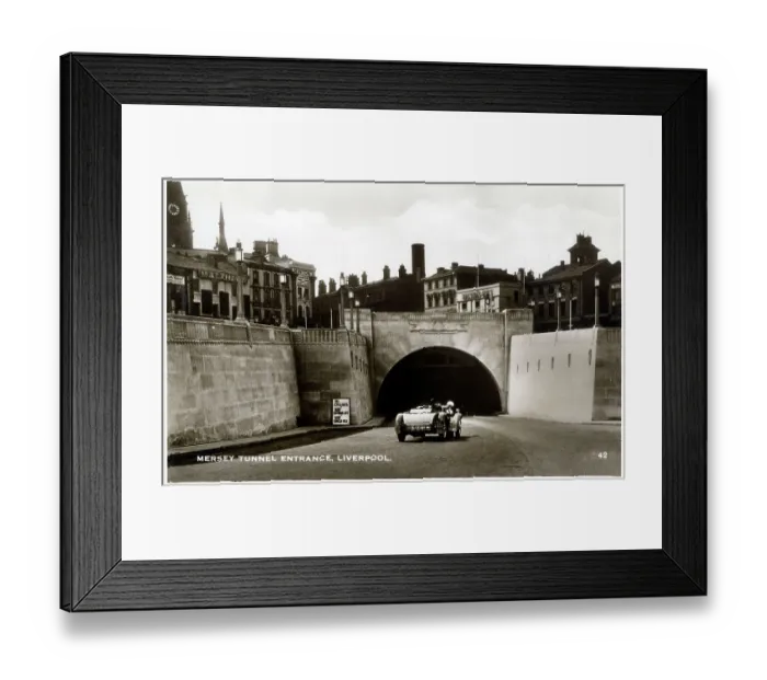 Framed Print : Liverpool, Merseyside - The Queensway Mersey Tunnel Framed Print : Liverpool, Merseyside - The Queensway Mersey Tunnel
