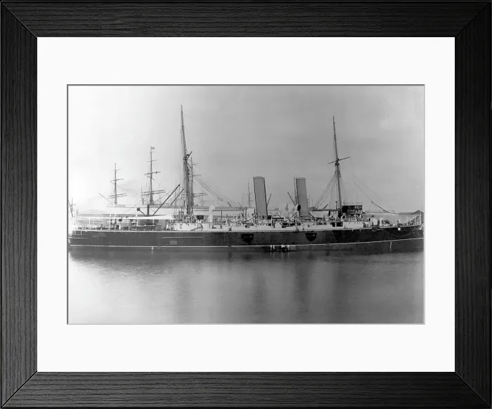 Framed Print : Edgar-class, 1st class protected cruiser Framed Print : Edgar-class, 1st class protected cruiser