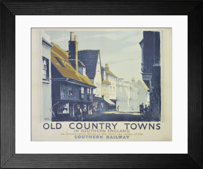 Framed Print : Old Country Towns