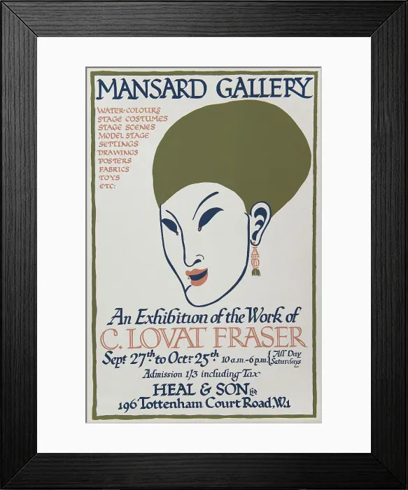 Framed Print : An exhibition of the Work of C. Lovat Fraser Framed Print : An exhibition of the Work of C. Lovat Fraser