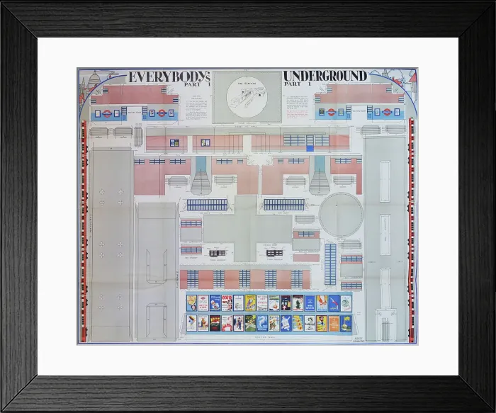 Framed Print : Everybody's Underground Part 3 Framed Print : Everybody's Underground Part 3