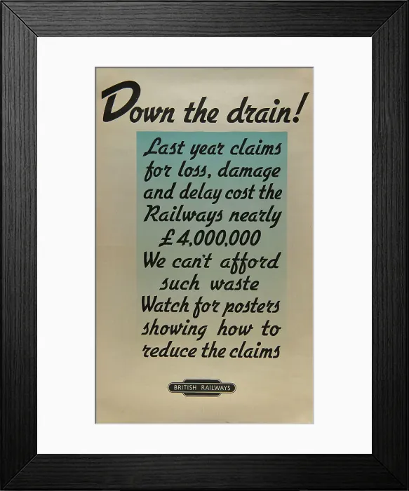 Framed Print : Down the Drain Framed Print : Down the Drain