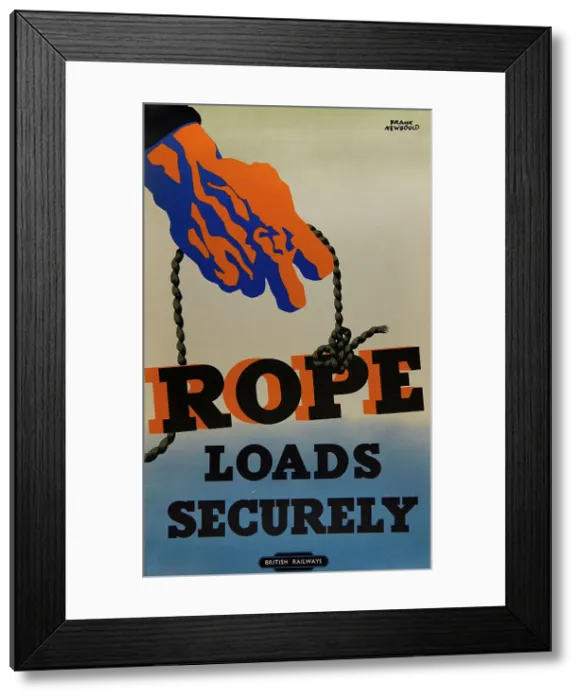 Framed Print : Rope Loads Securely Framed Print : Rope Loads Securely