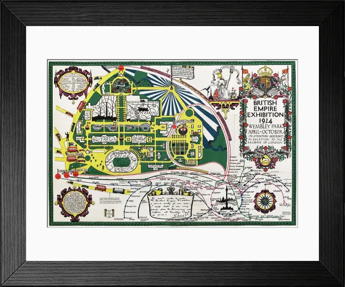 Framed Print : British Empire Exhibition, Wembley Framed Print : British Empire Exhibition, Wembley