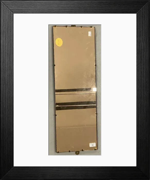 Framed Print : RMS Queen Mary - art deco style oblong mirror Framed Print : RMS Queen Mary - art deco style oblong mirror