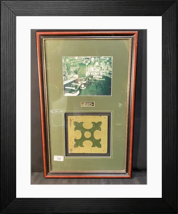 Framed Print : White Star Line, RMS Olympic - framed linoleum tile Framed Print : White Star Line, RMS Olympic - framed linoleum tile