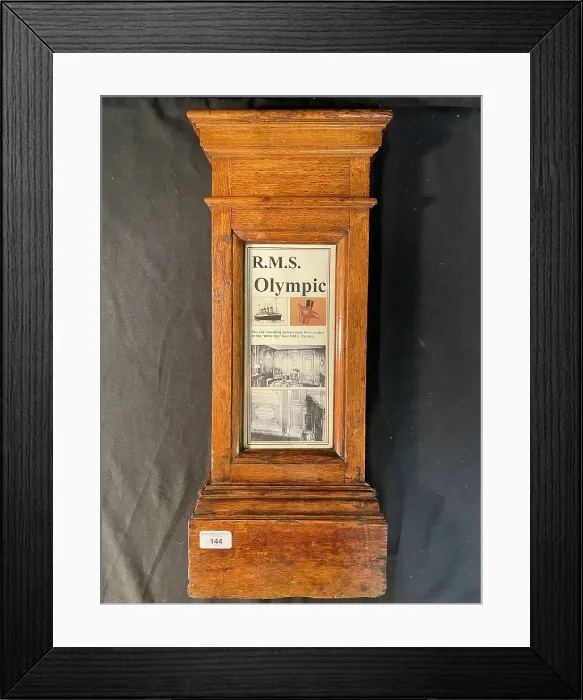 Framed Print : White Star Line, RMS Olympic - oak column section Framed Print : White Star Line, RMS Olympic - oak column section