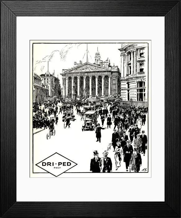 Framed Print : William Walker and Sons Dri-Ped Advertisement Framed Print : William Walker and Sons Dri-Ped Advertisement