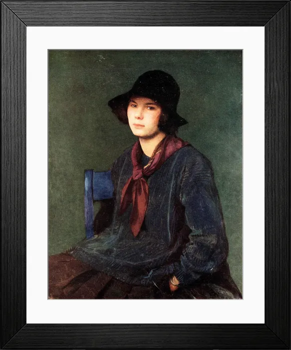 Framed Print : Seated Girl Framed Print : Seated Girl