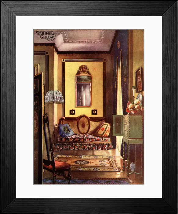 Framed Print : Waring and Gillow Advertisement Framed Print : Waring and Gillow Advertisement