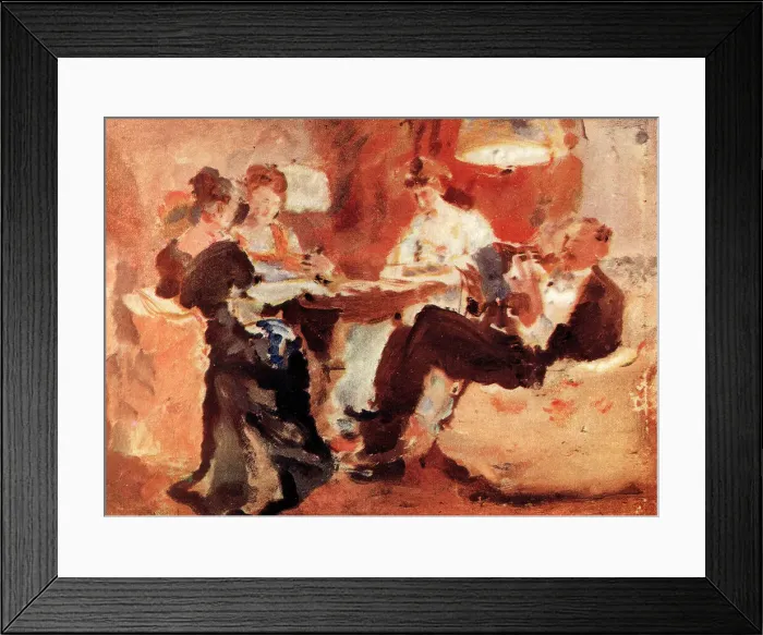 Framed Print : The Card Table Framed Print : The Card Table