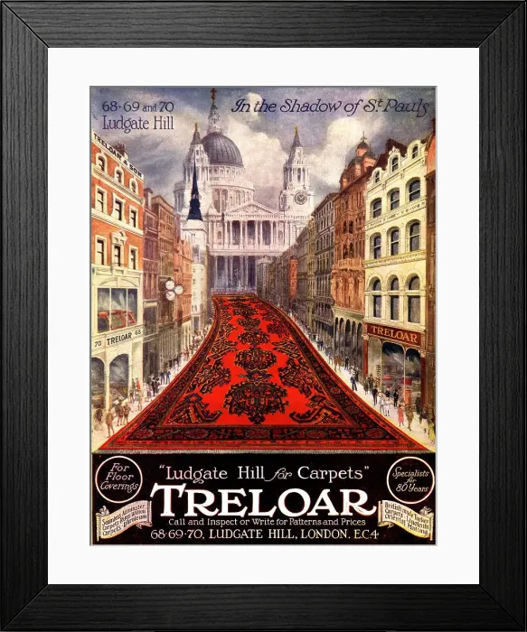 Framed Print : Treloar Advertisement Framed Print : Treloar Advertisement