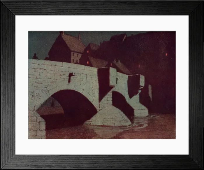 Framed Print : Alte Brucke Framed Print : Alte Brucke