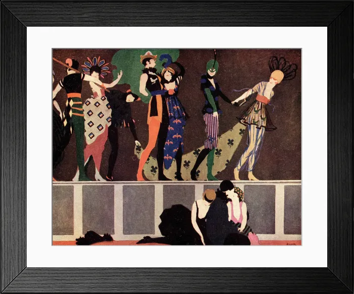 Framed Print : The Ball. A painting showing four performing couples Framed Print : The Ball. A painting showing four performing couples