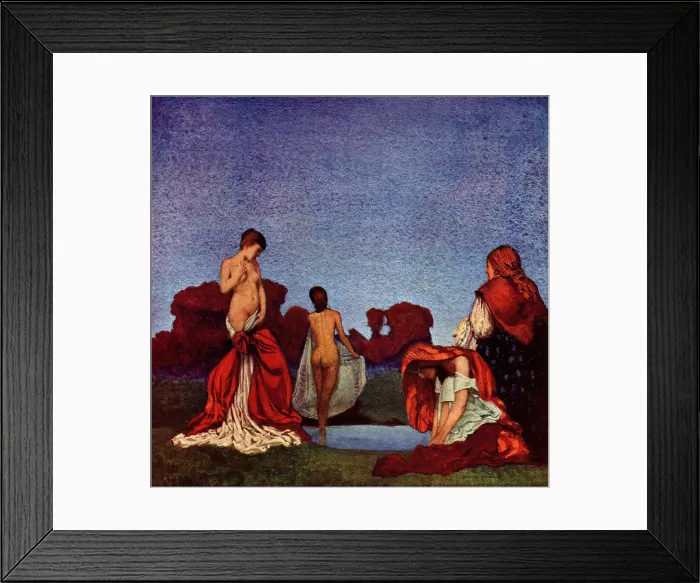 Framed Print : Gypsies Bathing Framed Print : Gypsies Bathing