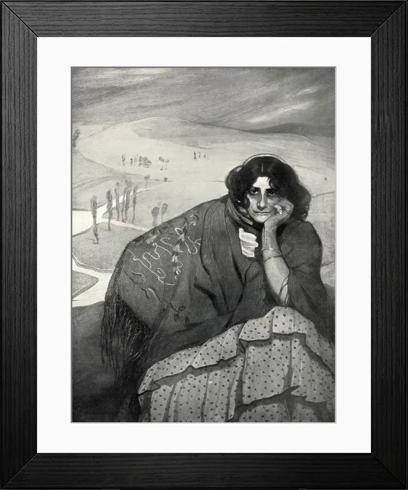 Framed Print : Spanish Woman Framed Print : Spanish Woman