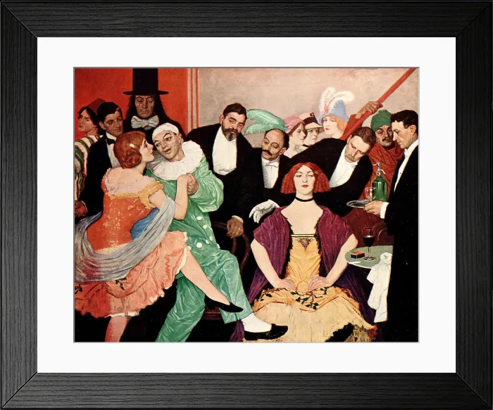 Framed Print : Bal Suzette Framed Print : Bal Suzette